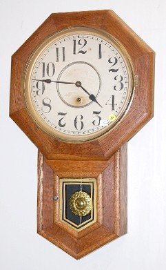 Sessions Hanging Drop Octagon Clock