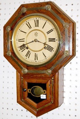 Oak Waterbury “Yeddo” Octagon Short Drop Clock
