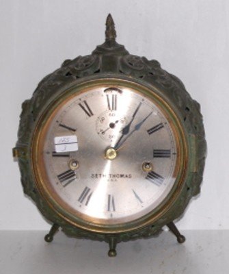 Seth Thomas Ornate Iron Shelf Clock