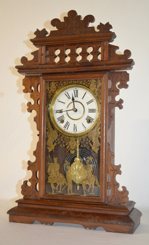 Antique Walnut Kitchen Clocks