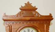 Oak T & S Kitchen Clock