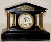Ansonia “Loire” Iron Case Mantel Clock