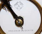 Ansonia “La Duchesse” Style Enameled Iron Clock