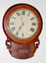Carved Tavern Style Wall Clock