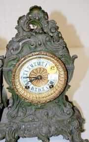 Ansonia “Vassar” Japanese Bronze Statue Clock