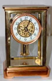 Waterbury “Ostend” Crystal Regulator Clock