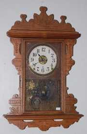 Seth Thomas Walnut T & S Hanging Clock