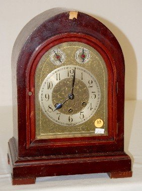 Gustav Becker 5 Bar Chiming Mantel Clock