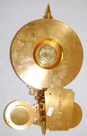 J.B. Hudson Co. Bronze 3 Function Clock