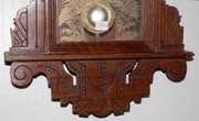 Gilbert Oak Carved Wall Clock