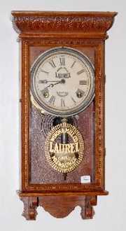 Ingraham Oak 1/4 Store Regulator Clock