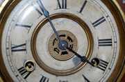 Jerome Walnut Parlor Clock with Alarm
