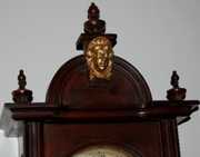 Ansonia Mahogany “Capitol” Regulator Wall Clock