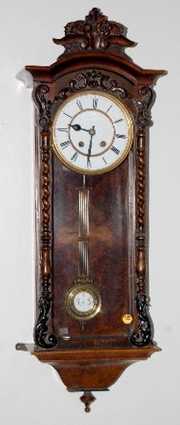 Signed Ornate Carved RA Clock