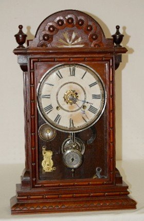 Waterbury Walnut “Albany” Parlor Clock