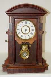 Walnut Arch Top T & S Parlor Clock