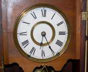 Walnut Arch Top T & S Parlor Clock