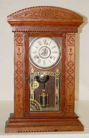 New Haven Walnut “Ganges” Kitchen Clock