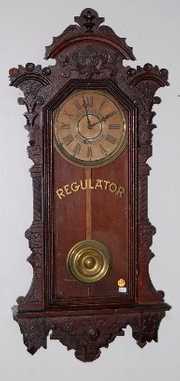 Ingraham Oak “Pacific” Advertising Clock