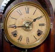 E.N. Welch Walnut T & S Parlor Clock