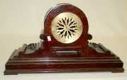 French Marti Carved Mantel Clock