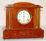 Seth Thomas Sonora Red Adamantine Mantel Clock