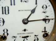 Seth Thomas Sonora Red Adamantine Mantel Clock