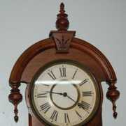 Gilbert Carved Tear Drop Wall Regulator Clock