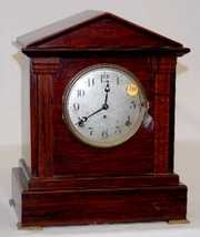 Seth Thomas 4 Bell Red Adamantine Mantel Clock