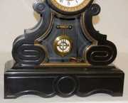 French “Horlocerie, Paris” Slate Mantel Clock