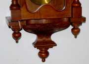 2 Weight Carved Walnut Vienna Regulator Clock
