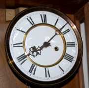 2 Weight Carved Walnut Vienna Regulator Clock
