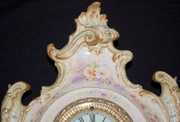 Royal Bonn #3 Hanging China Clock with Eagle