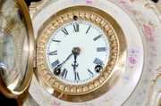 Royal Bonn #3 Hanging China Clock with Eagle