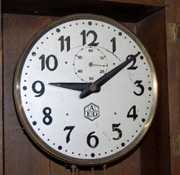 A.E.G. Oak German 1 Weight Tall Case Clock