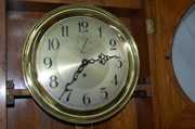 Antique Oak 1 Weight Wall Regulator Clock