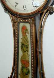 Early American Weight Driven Banjo Clock