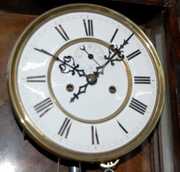 2 Wt. Ebonized Carved Vienna Regulator Clock