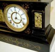 Ansonia Helmsman Iron Case Animated Clock