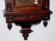 2 Weight Antique Carved Vienna Regulator Clock