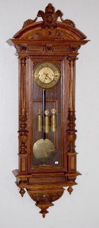 3 Weight Engraved Vienna Regulator Clock