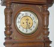 2 Weight Carved and Engraved Regulator Clock