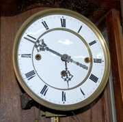 3 Weight Vienna Regulator Clock, Serpentine Case