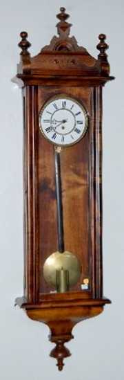 Mahogany One Weight Vienna Regulator Clock