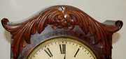 H. P. Marshall Burl Wood Fusee Mantel Clock