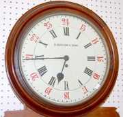 S. Guilliam & Sons Single Fusee Wall Clock