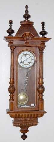 Austrian Carved RA Regulator Clock