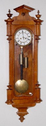 2 Wt. Carved Vienna Regulator Clock