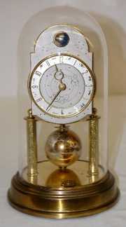 J. Kaiser Zodiac Globe Dome Clock