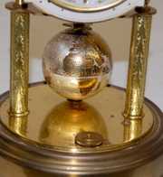 J. Kaiser Zodiac Globe Dome Clock